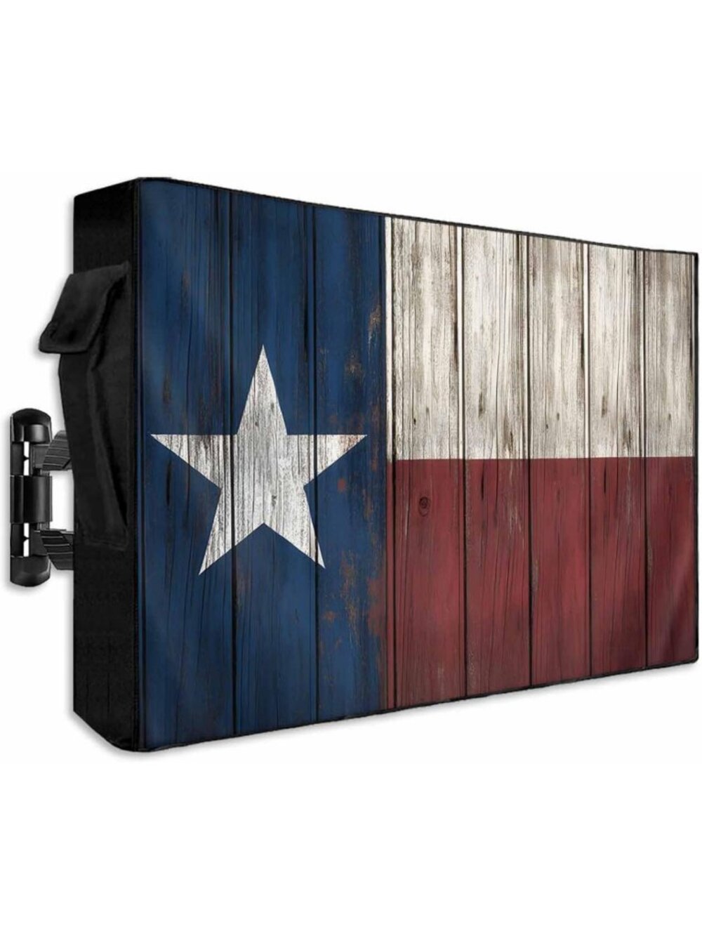Weatherproof Outdoor TV Cover 52-55 Inch | Country Style, Zipper & Roll-Up Flap